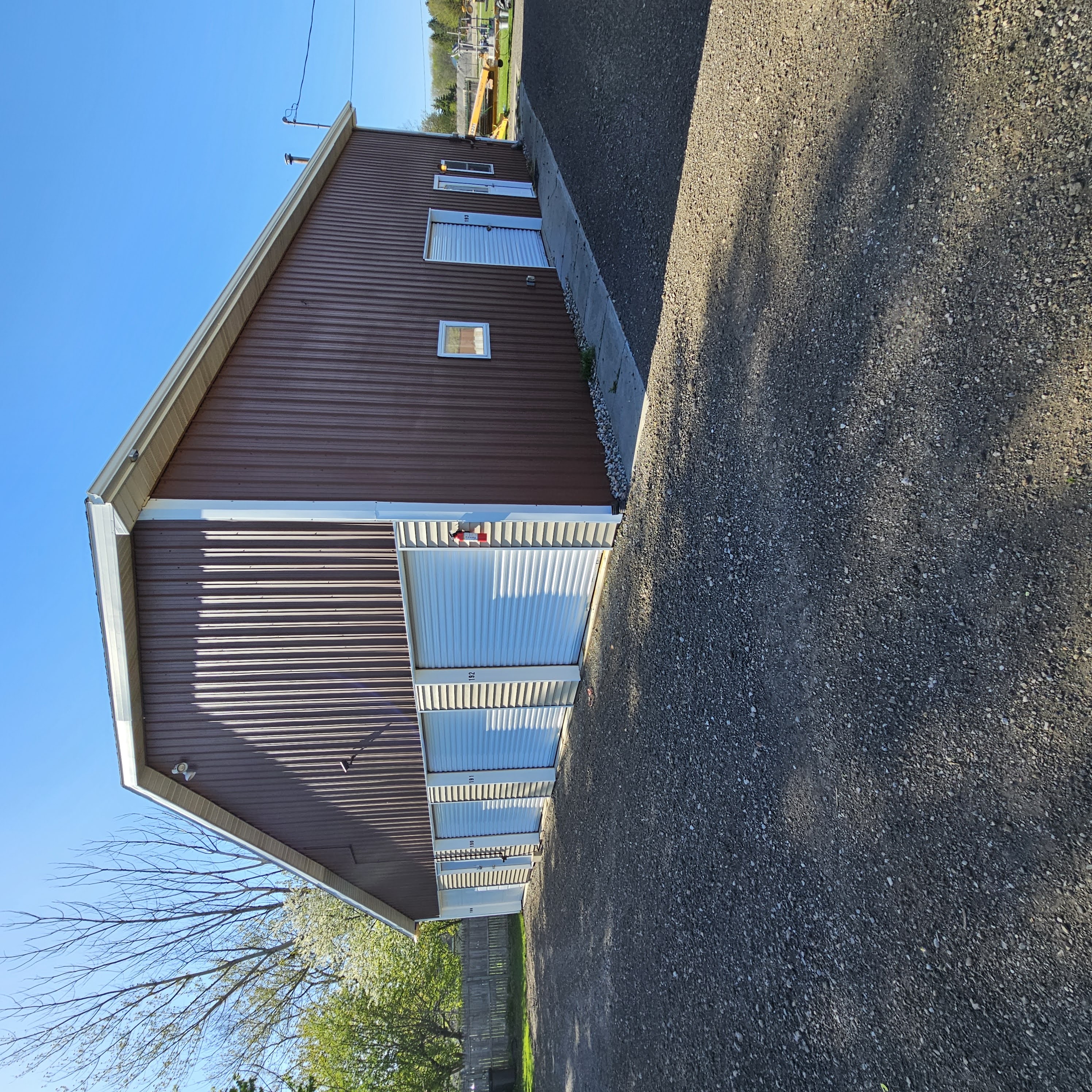 Completed pole barn painting